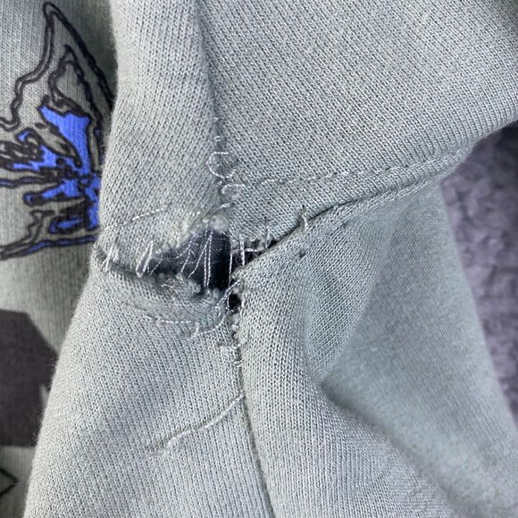 Hey Dude x Nylon House Collab Print Teal Pullover Hoodie Size Small Unisex - Picture 6 of 11